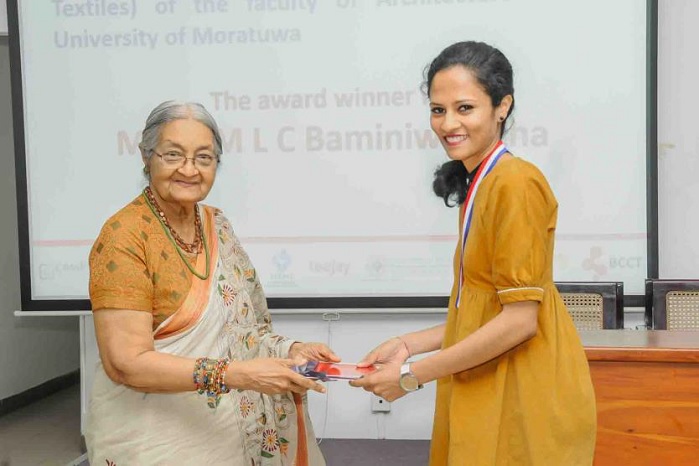 The AGM provided a platform for an awards ceremony. © Textile Institute 